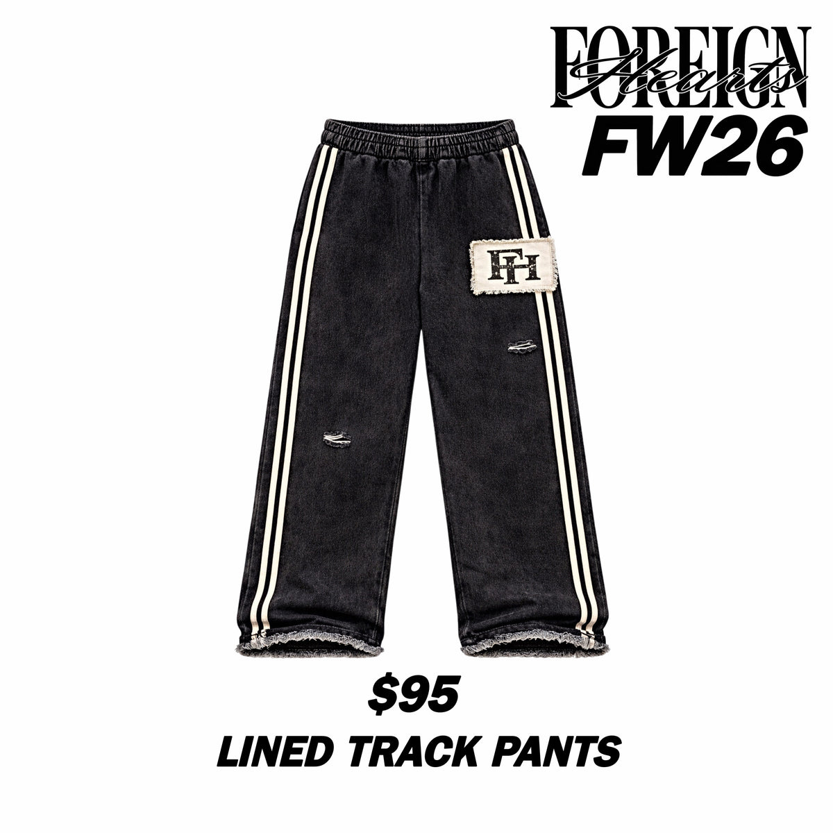 LINED TRACK PANTS