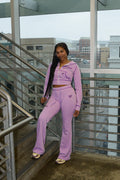 Foreign Hearts Waffle Knit Set