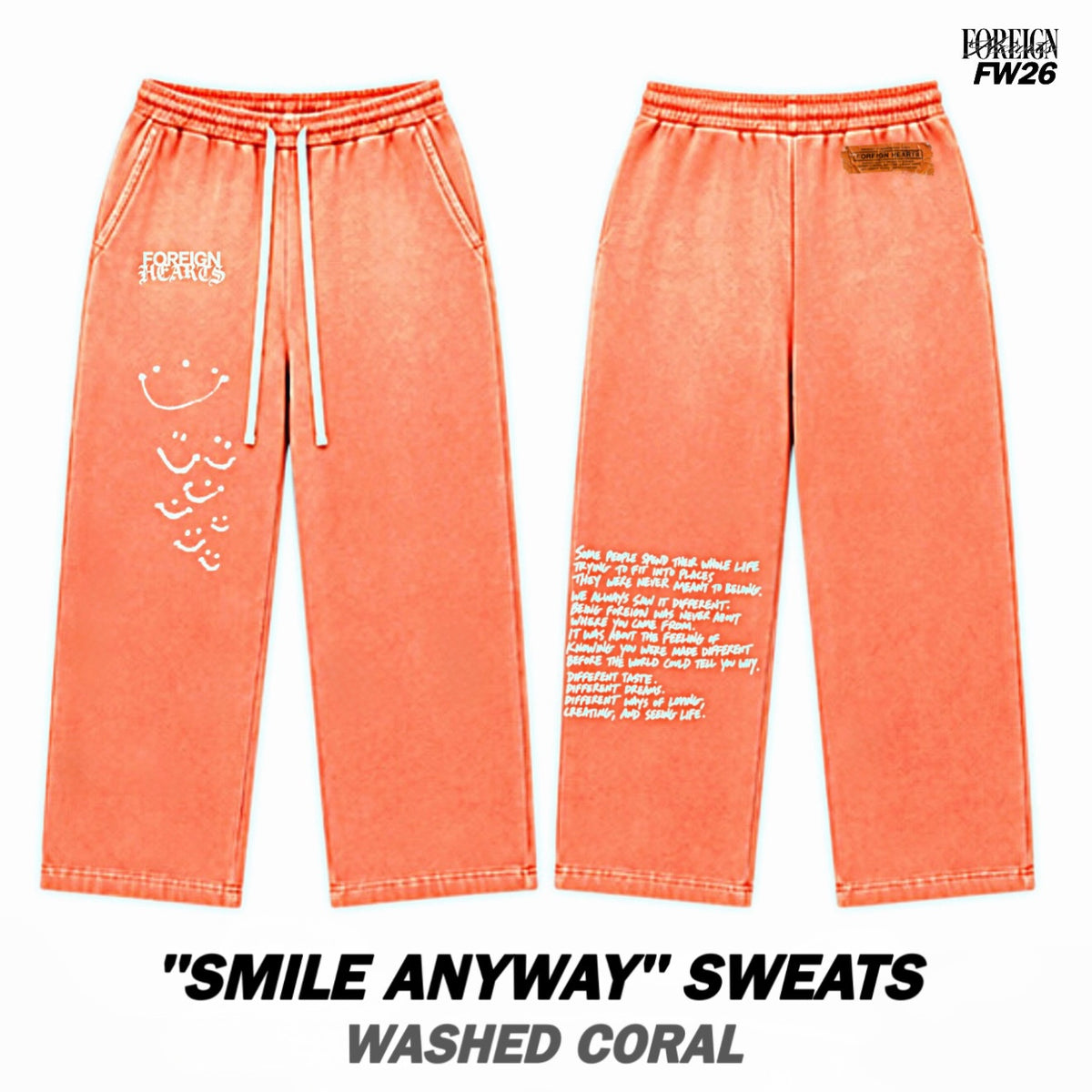 “SMILE ANYWAY” SWEATS