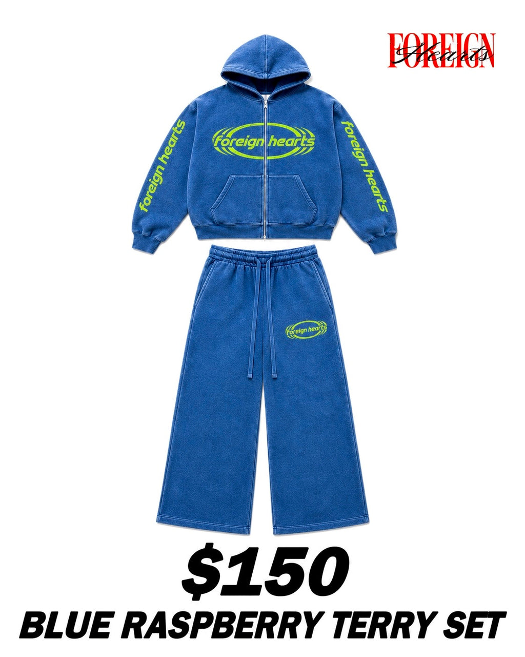 BLUE RASPBERRY TERRY SET