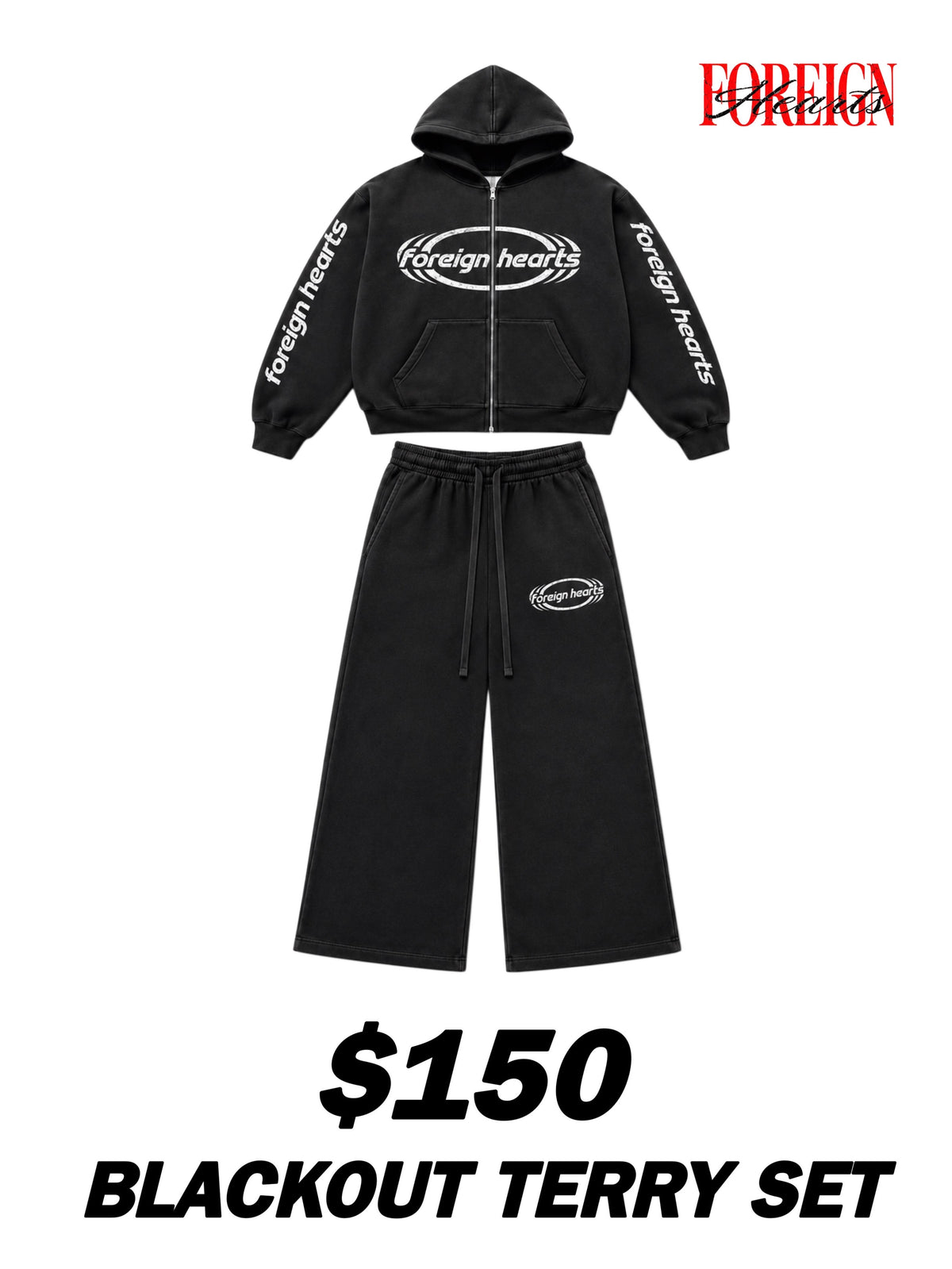 BLACKOUT TERRY SET